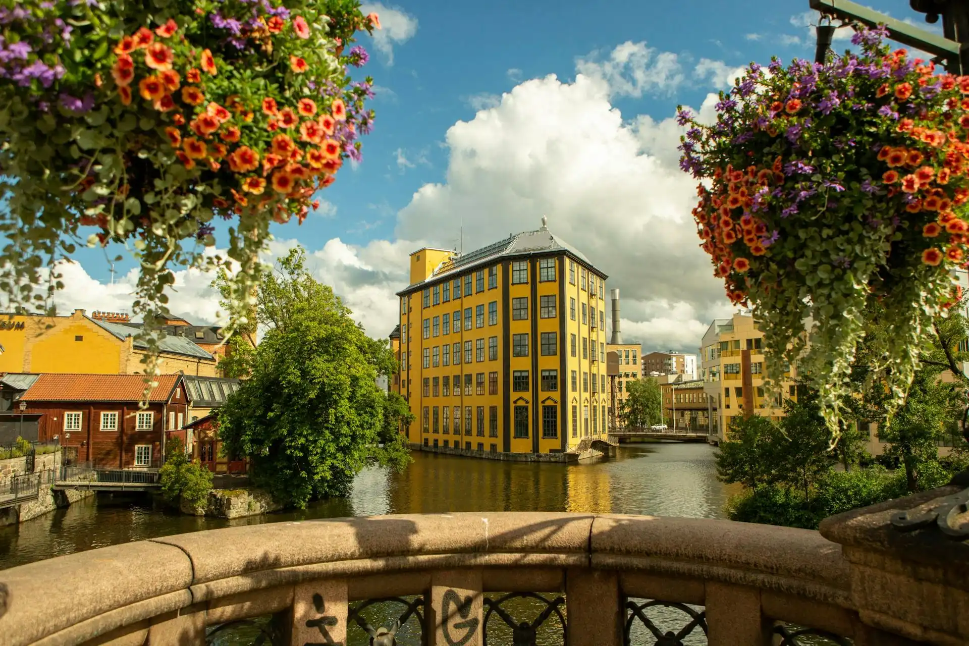 Museum Strykjärnet i vid Motala Ström i Norrköping