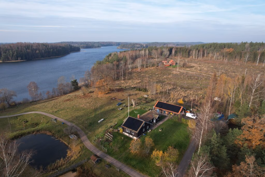 Solcellsanläggning på villa-tak Björnlunda