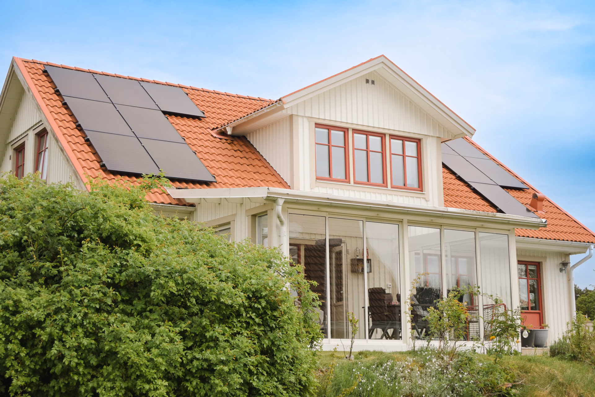 Solcellsanläggning villa Partille