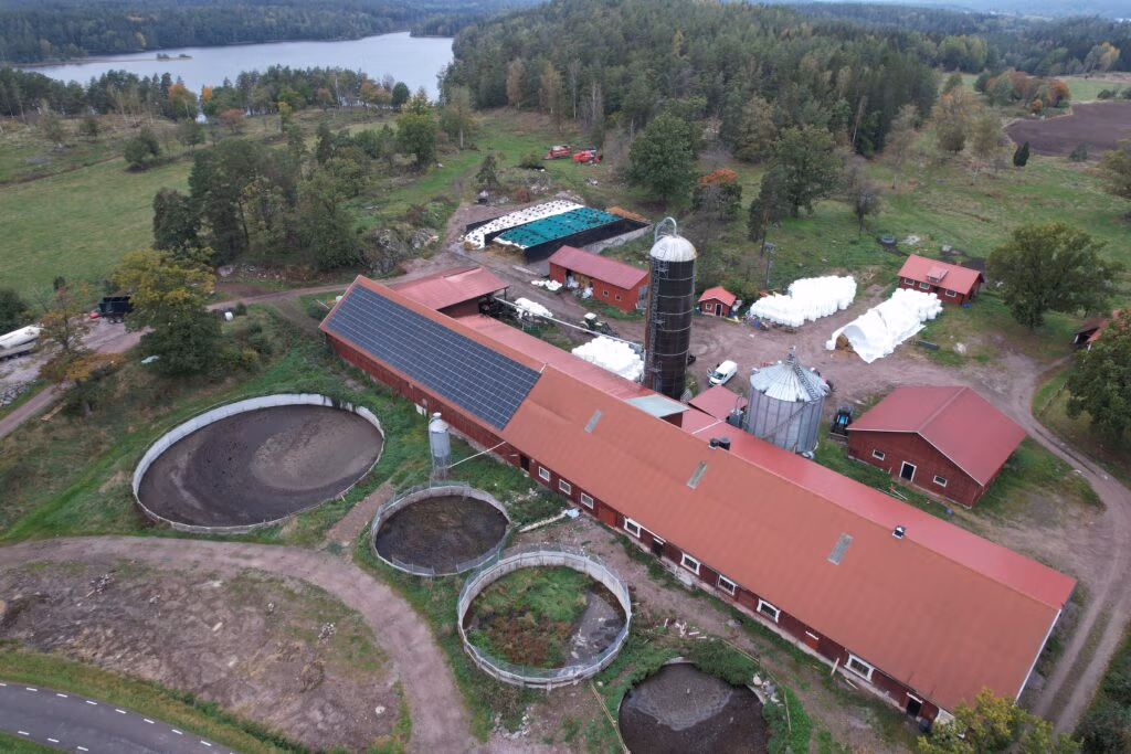 Solcellsanläggning lantbruk Gamleby kundreferens